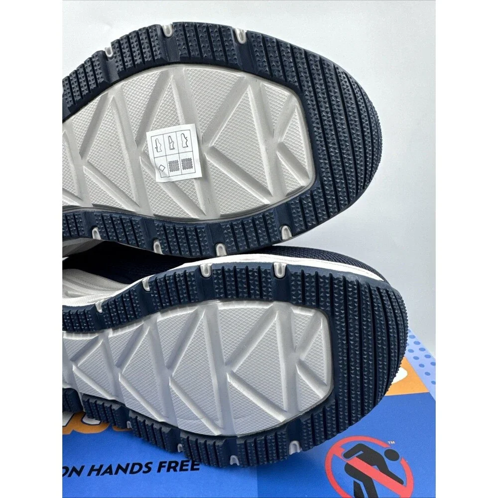 Skechers Men's Hands Free Swift Fit Slip On Memory Foam Shoes - Size 8 Navy